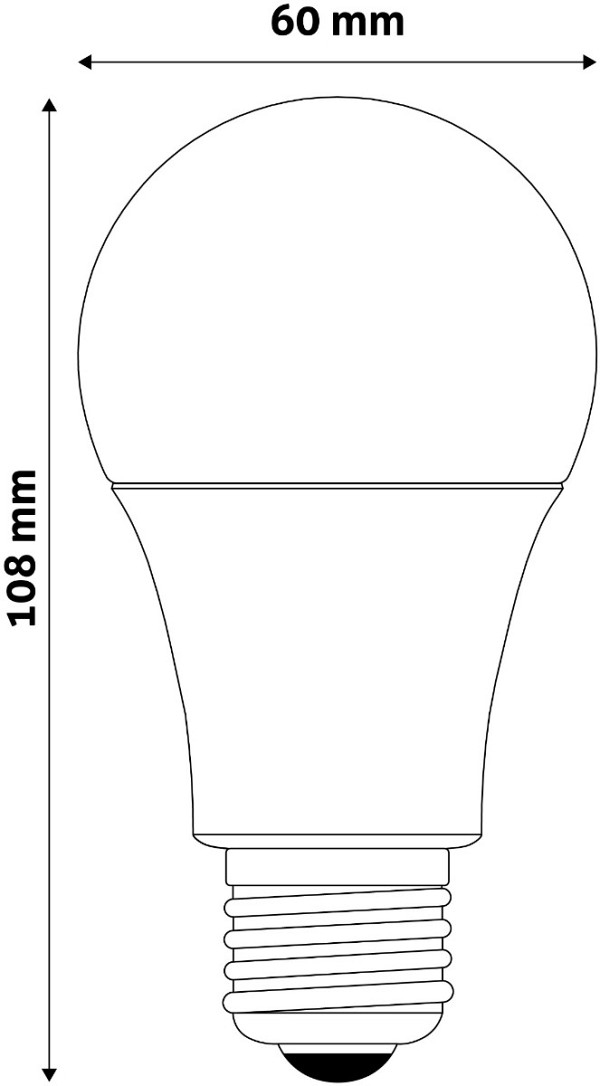 Avide LED Κοινή 10W E27  Λευκό 4000K Value