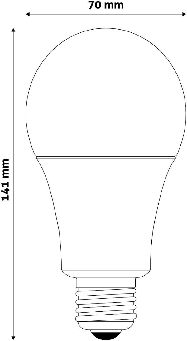 Avide LED Κοινή 18W E27  Λευκό 4000K Value
