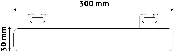 Avide LED Λάμπα Τύπου Linestra 5W 30cm S14s Λευκό 4000K