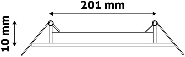 Avide LED Φωτιστικό Οροφής Χωνευτό Τετράγωνο Αλουμίνιο 18W Ψυχρό 6400K