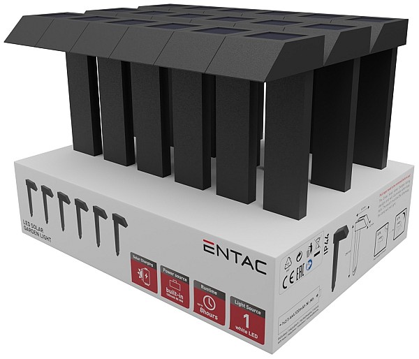 Entac Garden Solar Lamp Downward Lighting LED