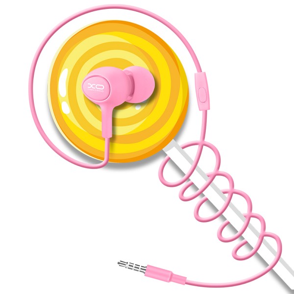 XO S6 Candy Handsfree Ρόζ