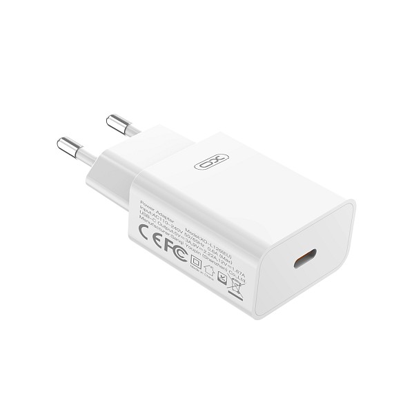 XO L126 USB-C PD20W Fast Charging Charger with Lightning cable(NB-Q189A)