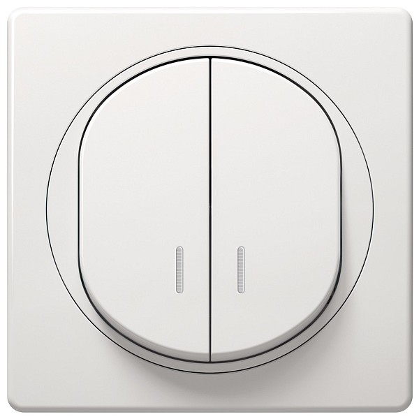 EON E626.00 Serial switch with indication, white