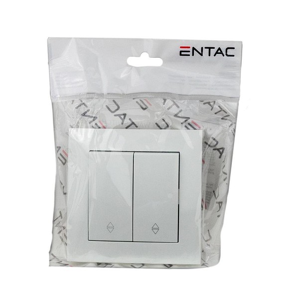 Entac 106+6 Arnold Recessed alternative switch White