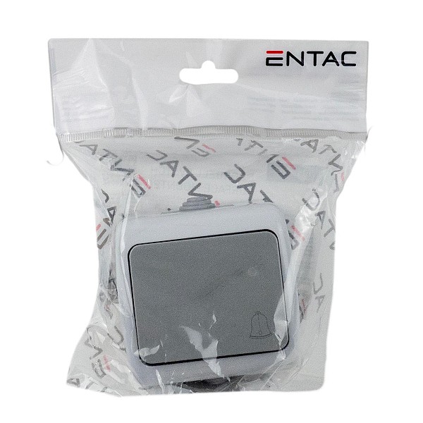 Entac Stephan surface mounted doorbell switch IP54