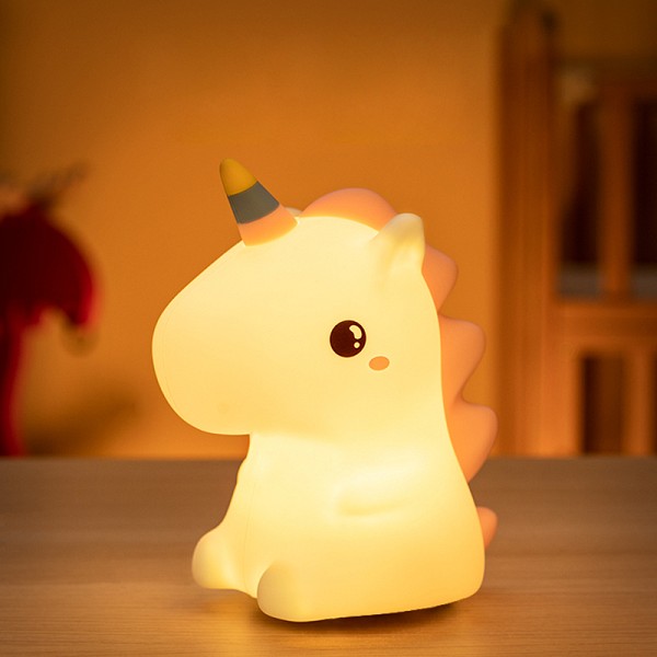 ATC LED Μονόκερος Φωτάκι Νυκτός Σιλικόνης