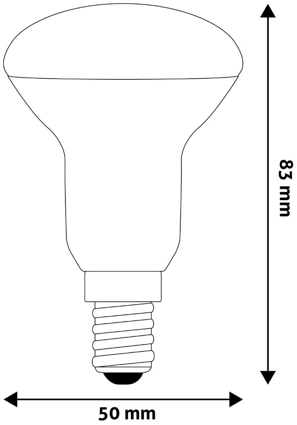 Avide LED R50 4.9W E14 Ψυχρό 6400K