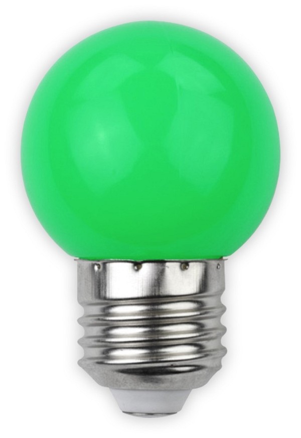 Avide LED Διακοσμητική Λάμπα G45 1W E27 Πράσινο