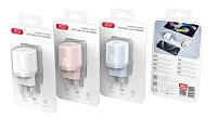 XO L144(EU) PD20W 1USB-A+1USB-C Φορτιστής Μπλε