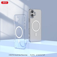 XO K13B iP 16 plus/15 plus 6,7 TPU+Ακρυλική Θήκη με Ενσωματωμένο Μαγνήτη
