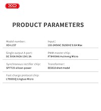 XO L157(EU) QC3.0 18W Φορτιστής με Καλώδιο Micro Ροζ