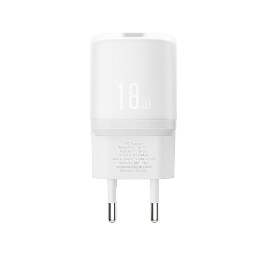 XO L157(EU) QC3.0 18W Φορτιστής Λευκό