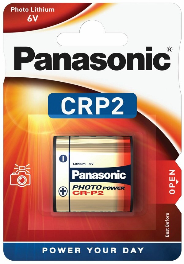 Panasonic Φωτ. Μηχανών CR-P2P 6V (1τμχ)