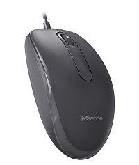 Meetion M100 USB Ενσύρματο Ποντίκι Μαύρο