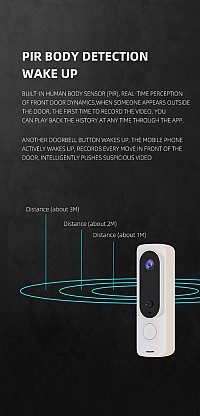EDUP 1080P Κουδούνι Wifi Κάμερα