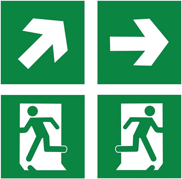 Avide Φωτιστικό Ασφαλείας με Οριζόντια Επιγραφή IP20