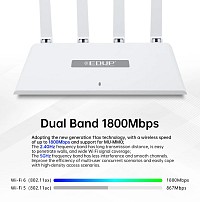 EDUP EP-RT2960S 1800Mbps Mesh Router