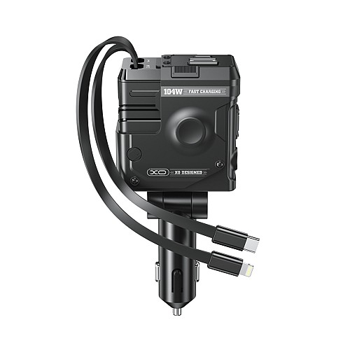 XO CC66 Μηχανικός 4-in-1 Φορτιστής Αυτοκινήτου 65W