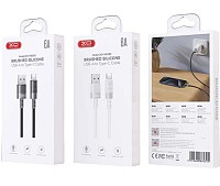 XO NB-Q282A Καλώδιο Σιλικόνης Type-c σε Lightning 30W Μαύρο
