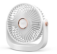 XO MF101 Επιτραπέζιος Ρυθμιζόμενος Ανεμιστήρας 1200mAh Λευκό