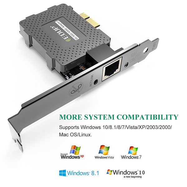 EDUP EP-9602GS 1000Mbps PCI-E Ethernet Adapter