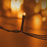 Modee Lighting Χριστουγεννιάτικα Λαμπάκια LED με Τροφοδοτικό (200LED/20m/10cm) Θερμό