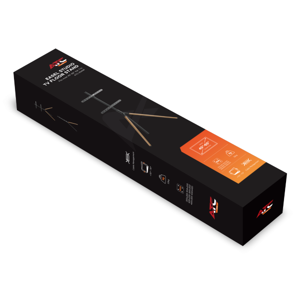 ATC-3044F Βάση Τηλεόρασης Τρίποδο Δαπέδου τύπου Easel Ξύλινο 45 - 65