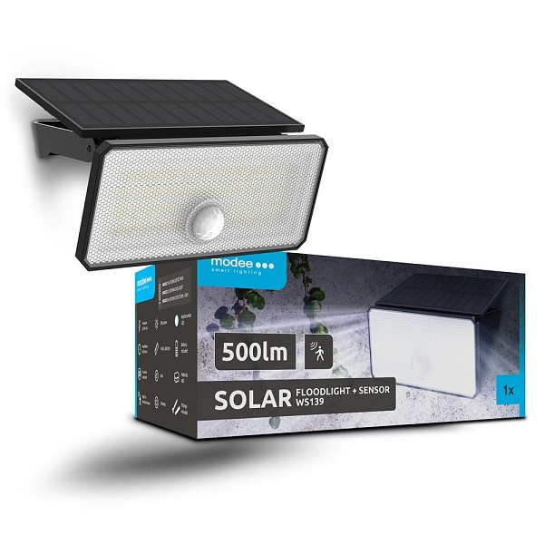 Modee Lighting Ηλιακός Προβολέας LED WS139 με Αισθητήρα 500lm