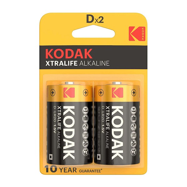 Kodak Extra Life LR20 D Μπαταρία (2τμχ)