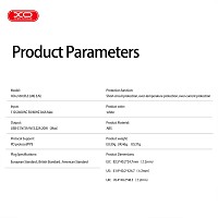 XO L160(UK) Φορτιστής Γρήγορης Φόρτισης 20W 1USB-C