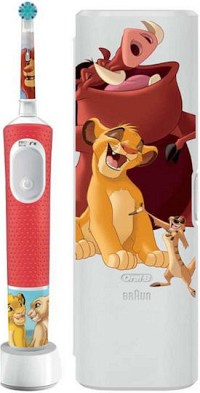 Oral-B Vitality Pro Παιδική Ηλεκτρική Οδοντόβουρτσα με Χρονόμετρο για 3+ Χρονών Lion King  & Θήκη Ταξιδιού