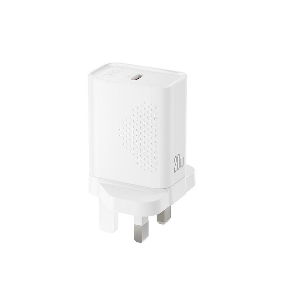 XO L160(UK) Φορτιστής Γρήγορης Φόρτισης 20W 1USB-C