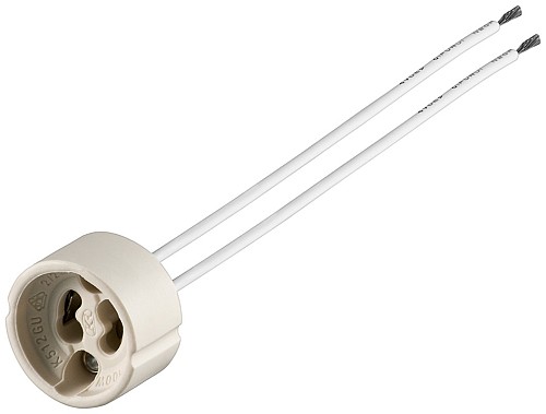 Goobay Ντουί Λάμπας GU10 με Διπλό Καλώδιο 0.15m Max 100W