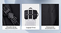 ARCTIC HUNTER τσάντα πλάτης B00540 με θήκη laptop 15.6, 18L, μαύρη B00540-BK