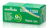 MURATA μπαταρία Silver Oxide για ρολόγια SR927, 1.55V, No395/399, 10τμχ MR-SR927