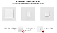 SONOFF smart διακόπτης ZBMINI, ZigBee 3.0, λευκός ZBMINI