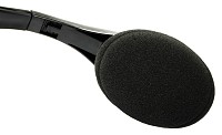 POWERTECH Headphones με μικρόφωνο PT-734 105dB, 40mm, 3.5mm, 1.8m, μαύρο PT-734