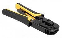 DELOCK εργαλείο πτύχωσης με απογυμνωτή καλωδίων RJ45/12/11 90505, 8+6+4P 90505