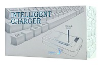 POWERTECH φορτιστής μπαταρίας κινητών QC64 με οθόνη, USB, μαύρος QC64