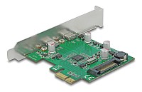 DELOCK κάρτα επέκτασης PCIe x1 σε 2x USB-C 90493, 5Gbps 90493