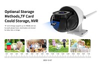 VSTARCAM smart κάμερα CS610Q, 4K/8MP, WiFi, PTZ, SD, IP66 CS610Q