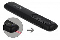 DELOCK Τηλεχειριστήριο παρουσιάσεων 64092 με laser, ασύρματο, έως 30m 64092