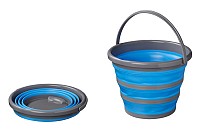 PROPLUS πτυσσόμενος κάδος 370307, 10L, μπλε/γκρι 370307
