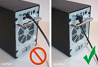 GOOBAY καλώδιο U/UTP CAT6 51514, γωνιακό, CCA AWG 25/7, 0.5m, μαύρο 51514