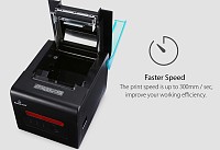 POWERTECH θερμικός εκτυπωτής PT-1107, USB/Bluetooth/Ethernet/WiFi/Serial PT-1107