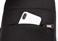 ARCTIC HUNTER τσάντα Crossbody XB00100, USB, 5L, μαύρη XB00100-BK