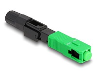 DELOCK σύνδεσμος οπτικής ίνας SC Simplex 87989, μαύρος 87989