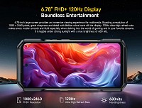 ULEFONE smartphone Armor 27T Pro, 6.78, 12/256GB, 5G, IP68/IP69K, μαύρο ARMOR27TPRO-BK