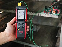 UNI-T ψηφιακό θερμόμετρο UT325F, 4 καναλιών θερμοστοιχείων, Bluetooth UT325F